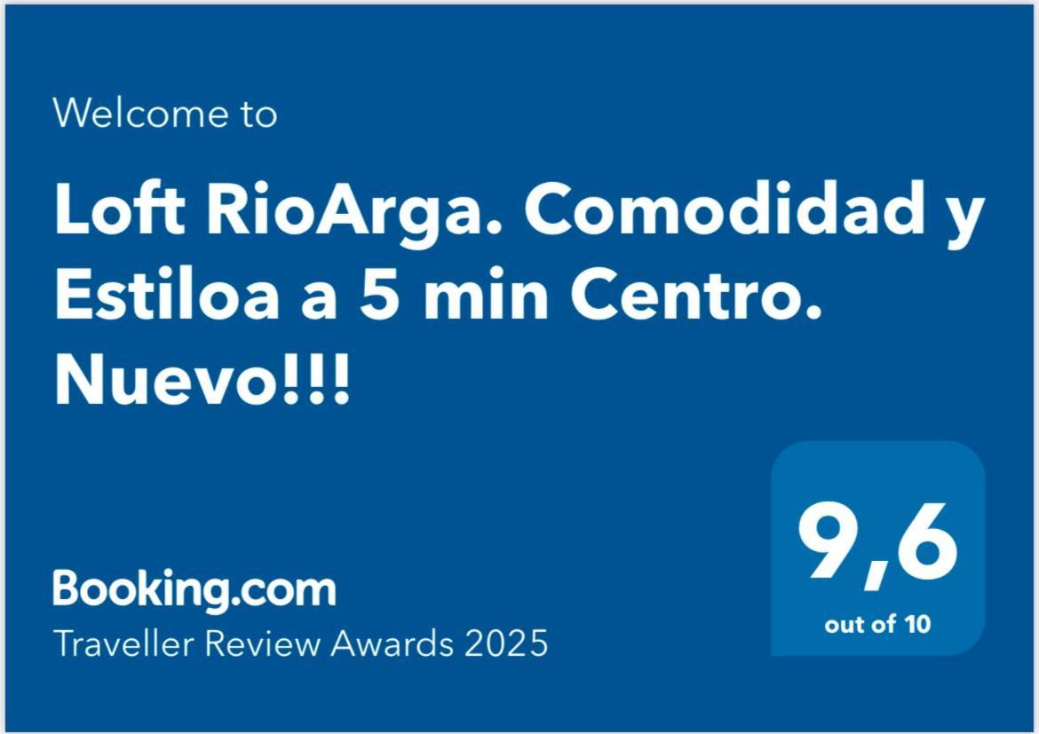 Loft Rioarga. Comodidad Y Estiloa A 5 Min Centro. Nuevo!!! Pamplona Exterior photo